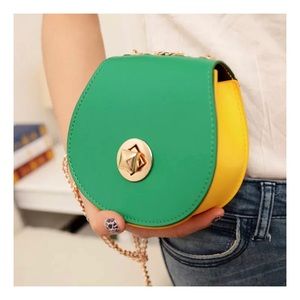 Cute Colorblock Crossbody Purse, Spring Purse